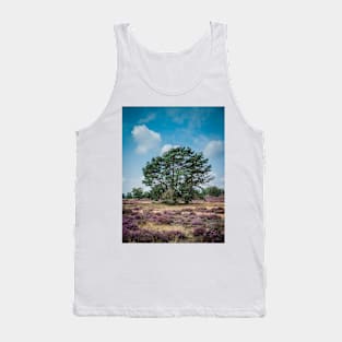 Heathland with trees early in the morning Tank Top